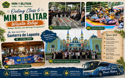 Menelusuri Jejak Wali dan Menyemai Makna Perjalanan: Outing Class Kelas VI MIN 1 Blitar